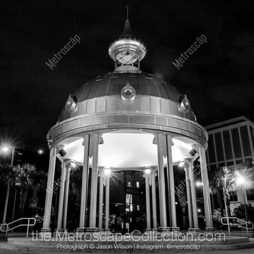 The Silver Dome in Courthouse Square -- Tampa Black and White Photos