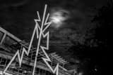 Horizontal The Tampa Bay Lightening Bolts black and white Photos