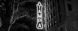 Panoramic The Tampa Theater at Night black and white Photos