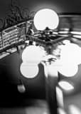 Vertical Ybor City Arch black and white Photos
