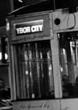 Vertical Ybor City Streetcar black and white Photos