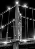 Vertical The Anthony Wayne Bridge black and white Pictures