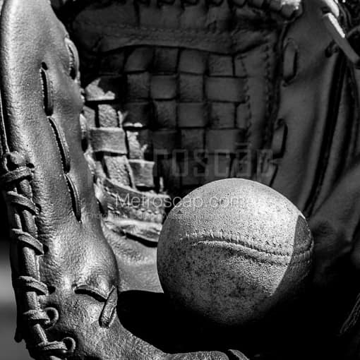 Toledo Black and White Photos of Bronze Gloves on the FifthThird Field Main Gates Bronze Gloves on the FifthThird Field Main Gates -- Toledo Black and White Photos