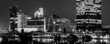 Panoramic The Fifth Third Center on the Maumee River at Cherry Street Framed Photos