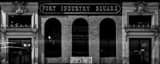 Panoramic Fort Industry Square at Night black and white Pictures