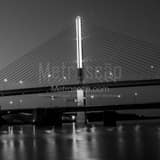 Square The Glass City Skyway Bridge black and white Pictures