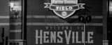 Panoramic A Hensville Mural at Monroe and St. Claire at Night black and white Pictures