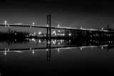 Horizontal The Anthony Wayne High Level Bridge over the Maumee black and white Pictures