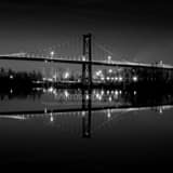 Square The Anthony Wayne High Level Bridge over the Maumee black and white Pictures