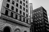 Horizontal The Huntington Building in Downtown Toledo black and white Pictures