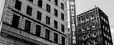 Panoramic The Huntington Building in Downtown Toledo black and white Pictures