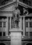 Vertical The Lucas County Courthouse and William McKinley Monument black and white Pictures