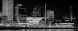 Panoramic The Smoke Stacks at ProMedica Campus black and white Pictures