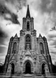 Vertical Historic St. Patricks Church in Toledo Photography