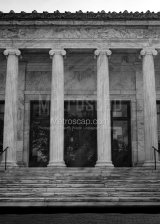 Toledo Art Museum Black and White Vertical Toledo Art Museum black and white