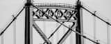Panoramic The Top of the Anthony Wayne Bridge black and white Pictures