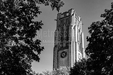 Horizontal University Hall Utoledo black and white