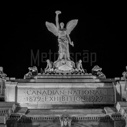 Toronto Black and White Photography of The Canadian National Exhibition Entrance The Canadian National Exhibition Entrance -- Toronto Black and White Photography