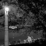 Square The Toronto Skyline at Night Framed Photos