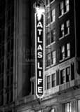 Vertical The Atlas Life Sign black and white Photos
