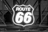 Horizontal The Route 66 Bridge in Tulsa Oklahoma black and white Photos