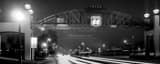 Panoramic Route 66 Through Tulsa Oklahoma black and white Photos