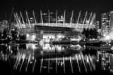 Horizontal BC Place on False Creek black and white Photos