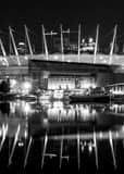 Vertical BC Place on False Creek black and white Photos
