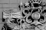 Horizontal The Canadian Coat of Arms Detail black and white Photos