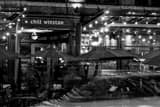 Horizontal Chill Winston in Gastown black and white Photos