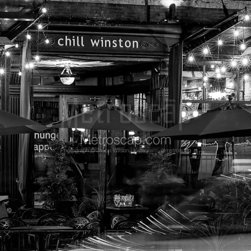 Chill Winston in Gastown -- Vancouver Black and White Photos