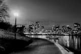 Horizontal The Vancouver Skyline from Charleston Park black and white Photos