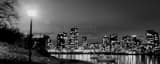 Panoramic The Vancouver Skyline from Charleston Park black and white Photos