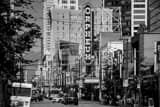 Horizontal Granville Street at Smithe black and white Photos
