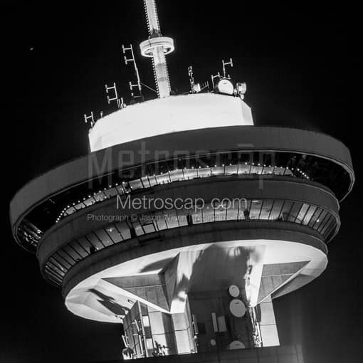 The Harbour Centre Observation Deck -- Vancouver Black and White Photos