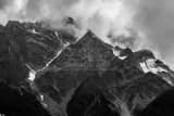 Horizontal The North Face of Mt. Currie in Pemberton, BC black and white Photos