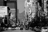 Horizontal Nelson Street at Granville Street black and white Photos