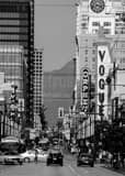 Vertical Nelson Street at Granville Street black and white Photos