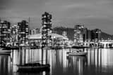 Horizontal The Vancouver Skyline Looking Toward Yaletown black and white Photos