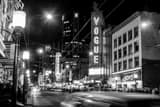 Horizontal The Vogue Theater on Granville Street black and white Photos