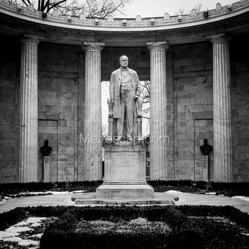 The President McKinley Memorial in Niles Ohio -- Warren Black and White Photos