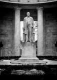 Vertical The President McKinley Memorial in Niles Ohio black and white Photos