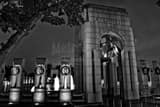 Horizontal The Atlantic Pavilion of the WWII Memorial black and white Photos