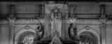 Panoramic Columbus Circle at Night black and white Photos
