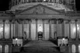 Horizontal The Center East Entrance of the Capitol Building black and white Photos
