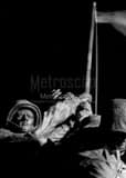 Vertical The Faces of the Iwo Jima Memorial Statue black and white Photos