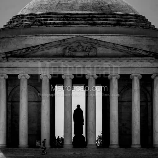 The Jefferson Memorial -- Washington DC Black and White Photos