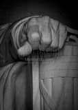 Vertical Lincoln's Left Hand black and white Photos