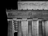 Horizontal The Lincoln Memorial black and white Photography
