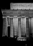 Vertical The Lincoln Memorial black and white Photography
